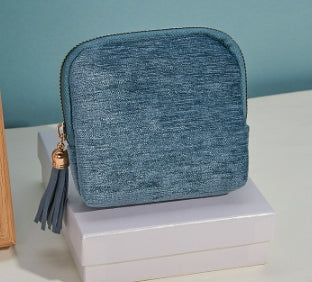 2025 New Style Segmented Tassel Zipper Storage Bag - Extra Large Capacity Jewelry Pouch, Dustproof Packaging Bag for Jewelry and Accessories