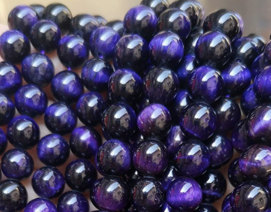 7A Natural Tiger Eye Loose Beads with strand 6 8 10 12mm