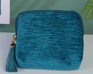 2025 New Style Segmented Tassel Zipper Storage Bag - Extra Large Capacity Jewelry Pouch, Dustproof Packaging Bag for Jewelry and Accessories