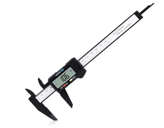 Digital Caliper, Calipers Measuring Tool - Electronic Micrometer Caliper with Large LCD Screen, Auto-Off Feature, Inch and Millimeter Conversion